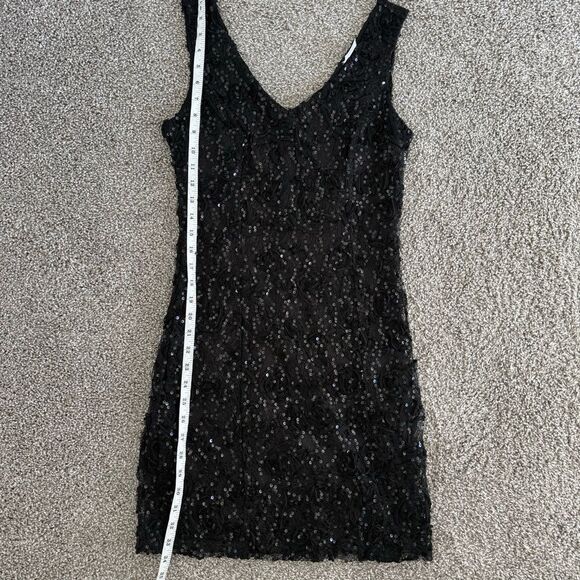 SUZY SHEIR | Black Sequin Dress - Picture 8 of 10